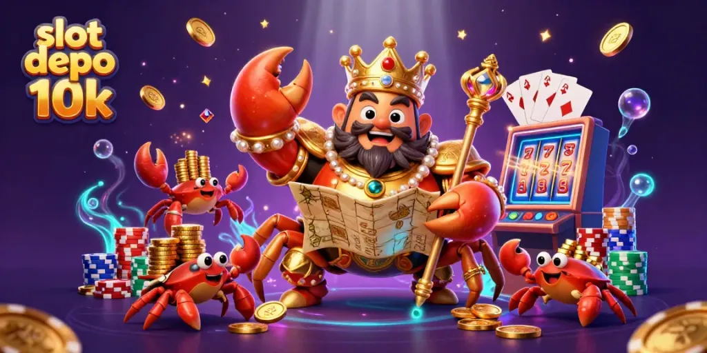 Experience thrilling gameplay at slot depo 10k with epic slot machine spins and vibrant casino visuals.