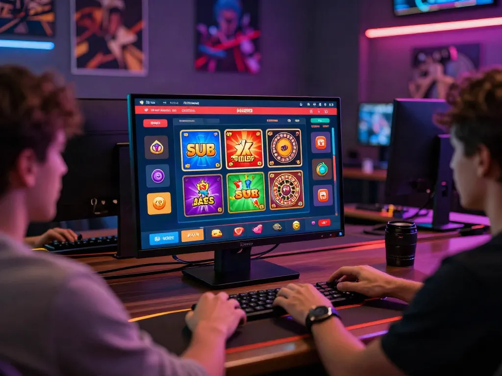 Engaged user enjoying mobile gaming on five88's sleek app interface.