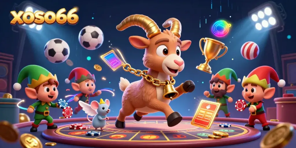 Engage with the thrilling casino atmosphere at xoso66, featuring dynamic 3D characters and vibrant gaming elements.