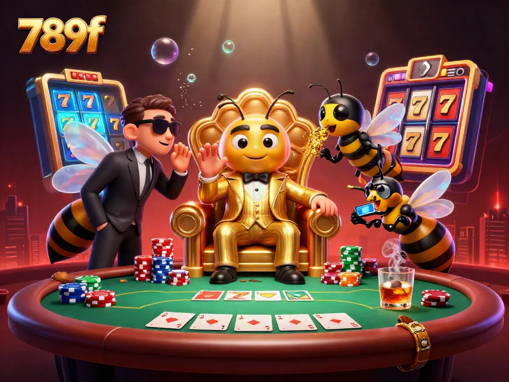 Engage in thrilling gameplay at 789f with a vibrant casino scene featuring dynamic game elements.