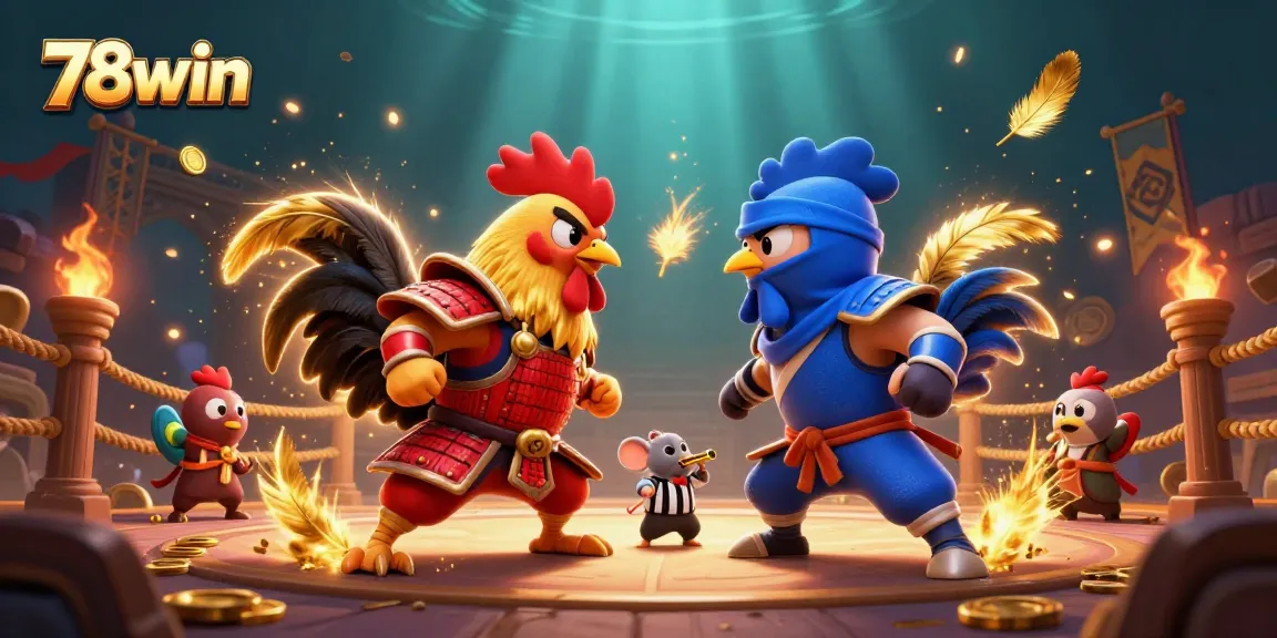 Experience thrilling standoffs with 78win’s vibrant fighting rooster scene capturing competitive spirit.